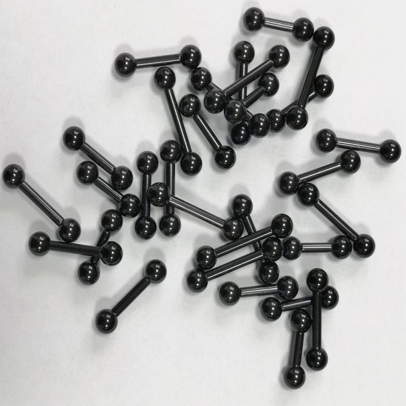 Black Industrial Barbells