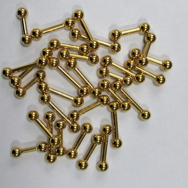 Gold Industrial Barbells