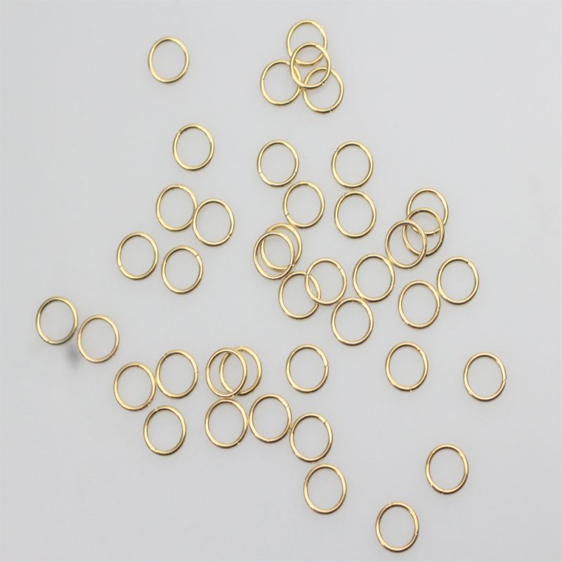 Gold Clicker Segment Ring