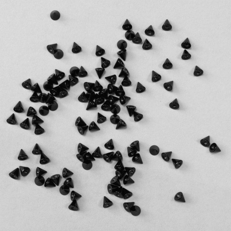 External Threaded Cone Anodized Black