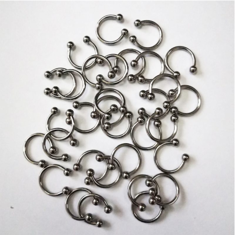 circular barbell ball