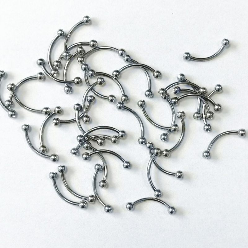 Curved Barbell Banana Bar ring