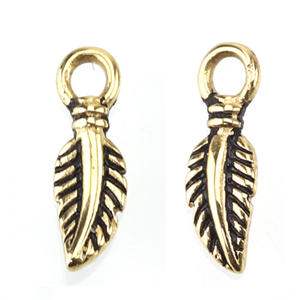 Dangle-gold Line Fether